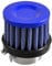 sourcing map 25mm 1 Unviersal Auto Luft-Ansaugfilter Ansaugfilter Luftfilter blau