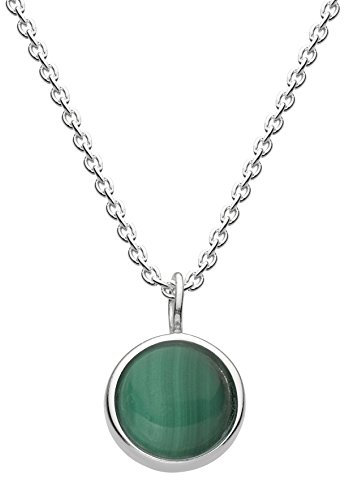 Dew Halskette aus Sterlingsilber mit Malachit, rund 45,7 cm Länge