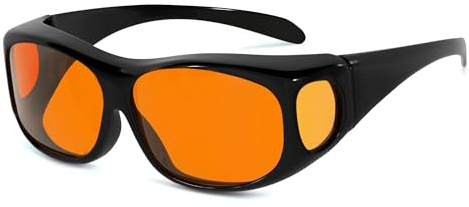 Eyekepper Blue Light Blocking Glasses for Woman Men,Amber Fit over,Blockers