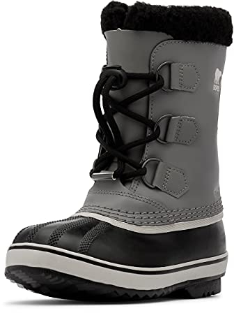 Sorel Yoot Pac TP Boot WP, Stivali da Neve Impermeabili, Unisex - Bambini e ragazzi, Quarry/Black 2023, 38 EU