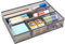 EasyPAG Mesh Drawer Organiser Tray Desk Draw Tidy Office Stationery Storage Pen Holder,Silver