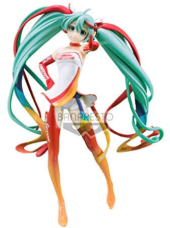 Banpresto Hatsune Miku Racing Ver. Racing Miku -2016!- Figure, Multicolor