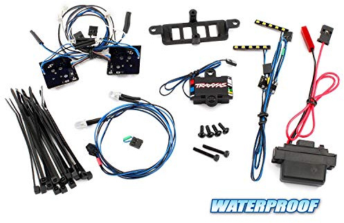 Traxxas TRA8898 - LED light set, complete with power supply (contains headlights, tail lights, roof lights, and distribution block) (fits TRA8811 or TRA8825 body)