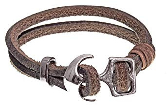 Anker Armband KENO aus Echtleder - für Damen & Herren - in Geschenk - Verpackung - Handmade in Germany