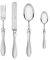 Gerlach Retro Besteck-Set 12 Personen in Holzkiste Spülmaschinenfest Essbesteck Edelstahl Elegantes Besteck Messer Gabel Löffel Teelöffel Kuchengabel Kuchenspachtel Tafelbesteck Rostfrei 68 Stk