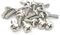 Linsenkopfschrauben mit Kreuzschlitz Phillips Edelstahl A2 DIN 7985 M6x20 (x10)