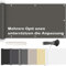 ROBAG Balkon Sichtschutz Sichtschutz für den Balkon, Balkongeländer sichtschutz Blickdichte Wind- und UV-Schutz in div Größen & Farben, für Gartenzaun Balkonzaun, 95x800cm, Schwarz