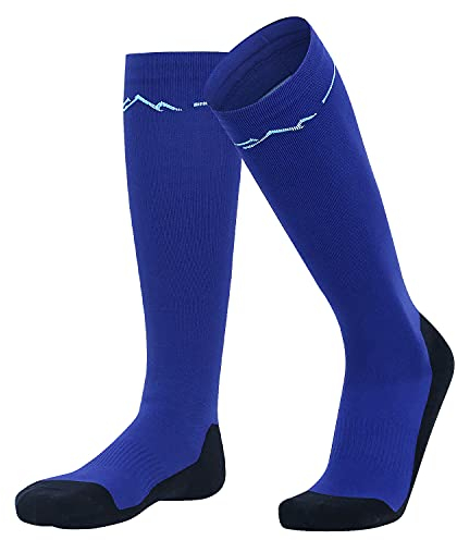 gipfelsport Kompressionssocken Blau (1x Paar) 45-47
