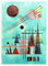 Quer und Hoch Poster von Wassily Kandinsky 60 x 80 cm Petrol Abstrakte Kunst Wanddeko