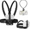 ChromLives Action Camera Phone Chest Belt Strap Harness Mount for Camera Smartphone GoPro Max Hero 10 9 8 7 6 5 Action Holder Shoulder Accessories Kit