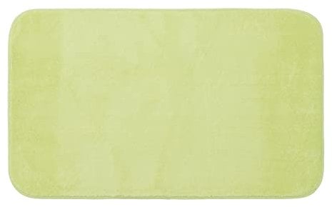Gözze - Premium Rutschfester Badteppich, RIO, 100% Microfaser, 50 x 70 cm - Limone