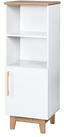 roba Standregal 'Finn', weiß, Holzregal für Baby-/Kinderzimmer, Soft Close-Technik, Baby/Kindermöbel