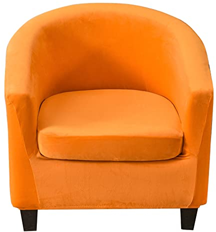 CHNSHOME Sesselbezug stuhlbezüge Sesselbezug Stretch Clubstuhlbezüge 1 Sitzer Tullsta cocktailsessel husse cabriolet Orange