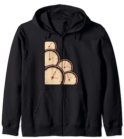 Uhr Uhrwerk Zeit Zeitreise Steampunk Elegant Uhren Geschenk Kapuzenjacke