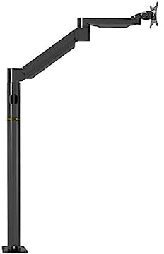 LD218 Customized Gas Spring Arm Monitor Holder Floor Stand Sofa Bedside Fixed TV Mount For Foot Massage Chair Entertainment Room (Color : LD218A2)