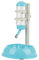 Dog Water Feeder Bottle with Stand, Adjustable Water Dispenser for Dogs, Automatic Dog Drinking Bowl Feede for Pets Cats Dogs(Blue)