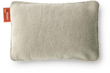 STOOV Ploov - Kabellose Wärmekissen - Infrarot mit Abschaltautomatik - 2.5 bis 5 Stunden wärme - 45x60 cm - Wollig Beige