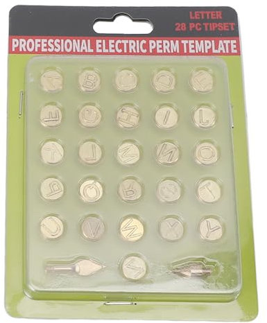 26 Letters Brass Alphabet Burning Tip Set for Wood, Leather, and Paper Ization - Pyrography Carving Tools for DIY Crafts