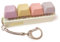 Tastatur Fidget Spielzeug für Erwachsene Pastell Tastatur Schlüsselanhänger Lustig Bunter Fidget Tastatur Clicker Mechanischer Schalter Stressabbau Schlüsselanhänger für Männer und Frauen