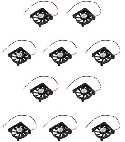 dissot 10X Ventilador de Refrigeracion Enfriador de 2 60mm DC 12V 0.16A Caja de PC de Escritorio