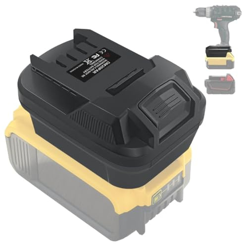 DM20PAR - Adattatore per batteria Dewalt da 20 V, per utensili elettrici Parkside, convertitore per batteria da 18 V, funziona per Parkside 20 V, senza cordless Power