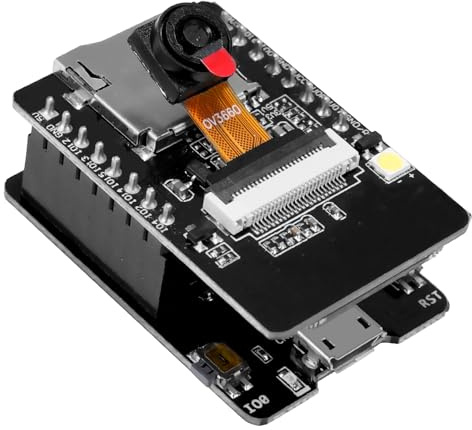 Für ESP32 CAM EntwicklungBoard,APKLVSR ESP32-CAM MB Dual-Core WiFi/Bluetooth Modul mit Kamera OV3660, Micro-USB,mit Steckplatz für TF-Karte, kompatibel mit Arduino
