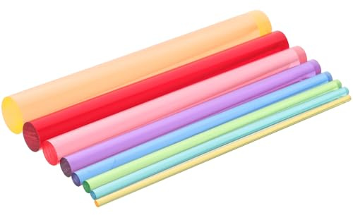 iplusmile 8 Stück Mandala Punktier aus Acryl Multifunktionale Keramik und Tonwerkzeuge Farbige Malstäbe mit Ergonomischem Griff für Präzise Punktmalerei und Basteln