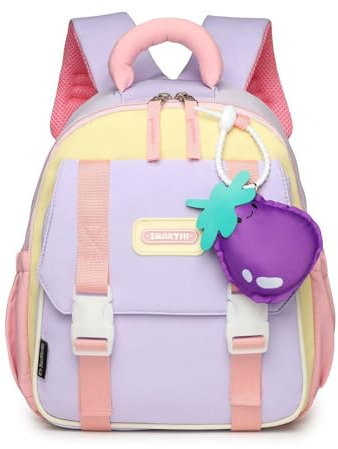Generico Zaino Asilo Personalizzato con Nome, Zainetto per Bambino Bambina 2-6 Anni, Leggero per Asilo Nido e Scuola Materna(viola)