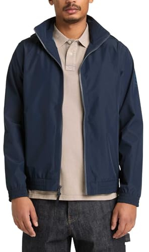 Timberland - Bomber homme imperméable et coupe-vent, bleu marine, XL