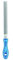 PFERD Werkstattfeile Halbrund, 200mm, halbrunde Feile, Kreuzhieb H3 auf zwei Seiten, inkl. Ergonomie-Feilenheft, 11213208 – für die Feinbearbeitung und zum Schlichten geeignet