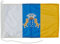 Everflag Motorrad-/Bootsflagge 25x40cm: Kanaren/Kanarische Inseln