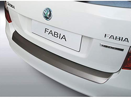 RGM ABS Heckstoßstangenschutz passgenau | kompatibel mit Skoda Fabia combi 2010-2014 Schwarz