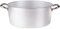 Pentole Agnelli, ALMA104B40, Casseruola Altissima con 2 Maniglie in Acciaio Inox, Alluminio, Argento