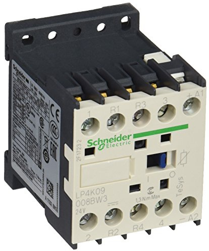 Schneider Electric TeSys K Leistungsschütz / 24 V Spule, 4 -polig 2 Schließer + 2 Öffner / 20 A