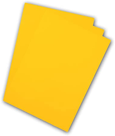 Premium Flex Plotterfolie DIN A4 Textil-Bügelfolie, Farbe:418 MEDIUM-YELLOW