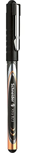Schneider 3 Stück Tintenroller, Xtra 823 pte Nadel 03 schwarz