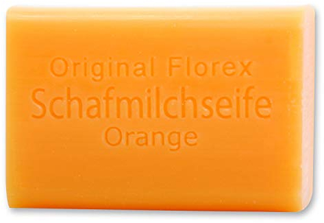 Florex Schafmilchseife - Orange - mit spritzig fruchtigem Orangenduft 100 g