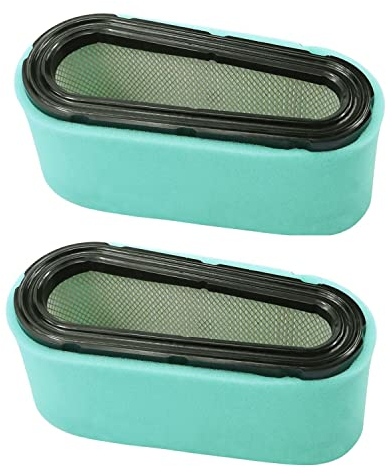 Hippotech Pack de 2 filtres à air 496894 496894S pour Briggs et Stratton 12,5-17 HP 5053K avec préfiltre 272403S 272403 remplace la tondeuse à gazon artisan pour John Deree