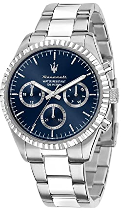 Maserati Herrenuhr, Competizione Kollektion, aus Edelstahl, mit Edelstahl-Armband - R8853100022