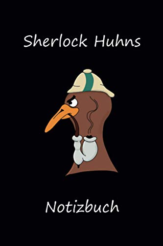 Sherlock Huhns Notizbuch: 124 Seiten, kariert