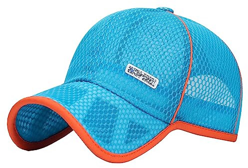 Happy Cherry - Berretto da Baseball Bambino Bambini Estivo Cappello da Sole con Visiera Protezione Solare Bambine per Tennis Calcio Golf Cappelli Sportivo Anti-UV per Spiaggia Viaggio - 4-14 Anni