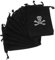 Milisten Piratenbeutel Kordelzug: Schatzbeutel Kordelzug 10PCS Halloween Piratentasche Piratenparty-Taschen 11 * 15CM Aufbewahrungstasche FüR SüßIgkeiten
