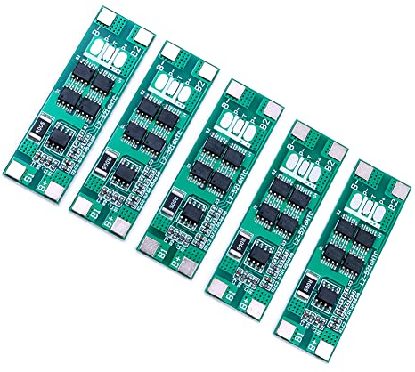DollaTek 5Pcs 3S 6A Li-ion 12V 18650 BMS PCM Battery Protection Board BMS PCM for Li-ion Lipo Battery Cell Pack