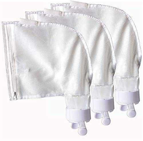 Poweka Sacs de Rechange avec Fermeture Éclair Compatibles avec Polaris 280 480 Sacs en Maille Nylon Multifonctions K13 K16 (3 Pièces)