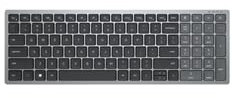Dell KB740 Tastiera Compatta Senza Fili Multi-Device – QWERTY, Bluetooth 5.0 e RF 2.4 GHz, Tasti Programmabili, Crittografia AES-128, Batteria 36 Mesi, Windows, Mac, Linux, ChromeOS e Android, Gray