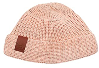 kabak Burglar Beanie Atmungsaktive Kurze Strickmütze aus Bio-Baumwolle Street Style Unisex-Kopfwärmer-Fischermütze, Creme