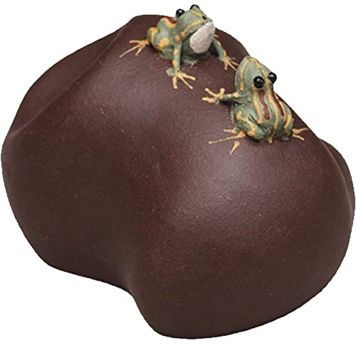 Water Spray Frog Tea Pet Purple Sand Tea Pet Water Spray Frog Cute Tea Set Ornaments Tea Set Accessories Ornaments Gifts