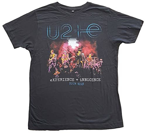 U2 Unisex T-Shirt: Live Photo 2018 (Ex-Tour) XX-Large/Black/Unisex