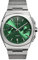 DeTomaso VOLTRE Chrono First Edition Green Grün Herren-Armbanduhr Analog Quarz Mesh Milanese Silber