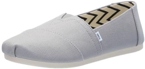 Toms Damen Espadrille, Drizzle Grey Recyceltes Baumwollleinen, 40 EU